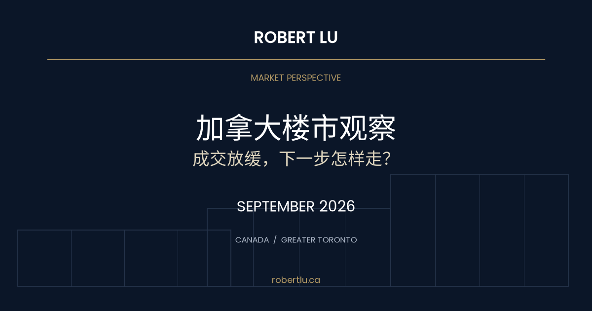 Canada’s housing market: a slower September, a clearer next move